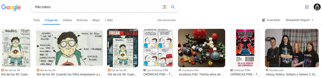 Testimonio rolero en google